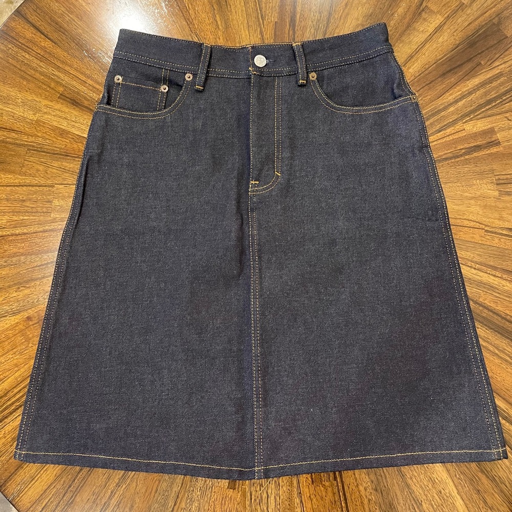 100% authentic acne studios Jean skirt size 26 New